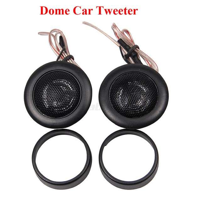 1pair New Car Dome Tweeter 800W T120 Car Dome Tweeter Audio Loudspeaker