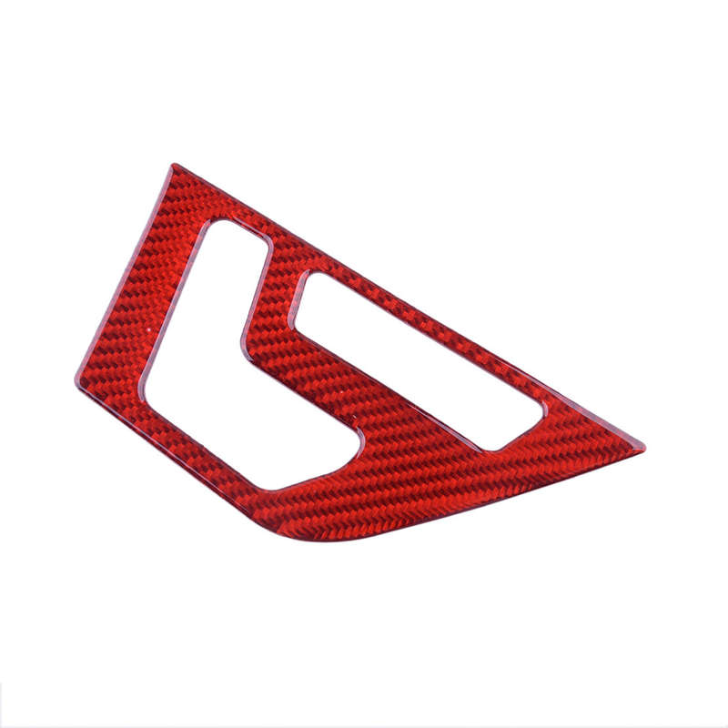 Carbon Fiber Seat Adjust Button Cover Trim fit for Mercedes Benz W204 2007-2013
