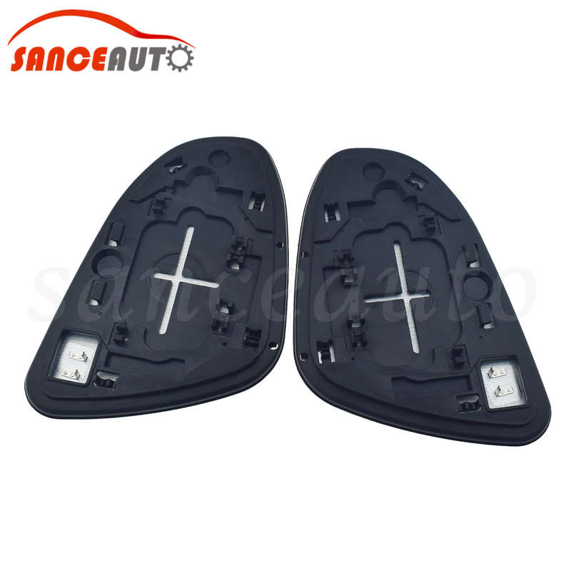 Heated Side View Mirror Glass Driver Passenger 2pcs for Toyota Corolla 2012-2019