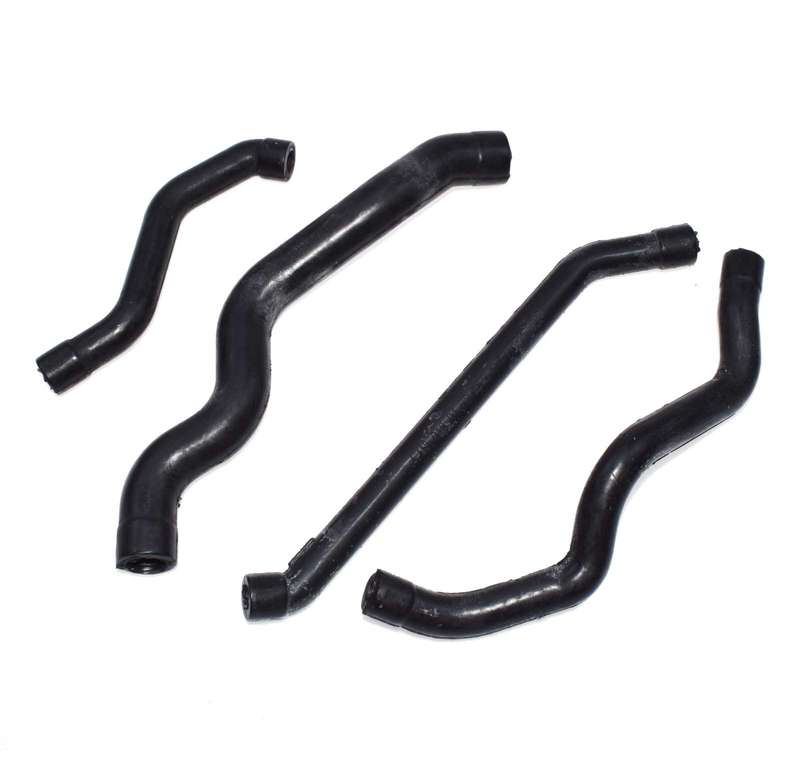 Engine Crankcase Breather Hose Set 4PCS for Mercedes Benz W202 W203 W211 W210