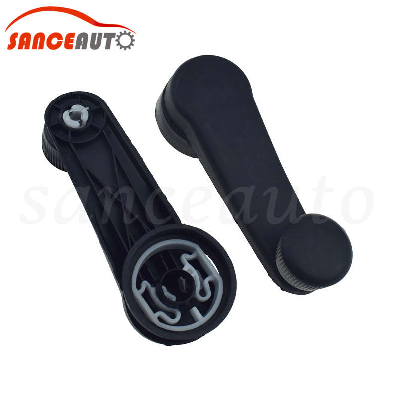 2pcs Door Window Winder Handle 1H0837581D For VW Golf MK4 T4 Skoda Octavia Fabia