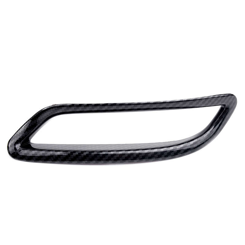 2xCarbon Fiber Style Rear Fog Light Cover Trim Fit for Toyota Camry SE XSE 18-19