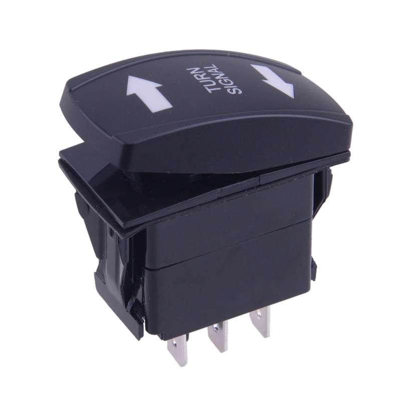 Turn Signal Rocker Switch Blinker Green LED for Boat SUV ATV UTV fr Motorcycle