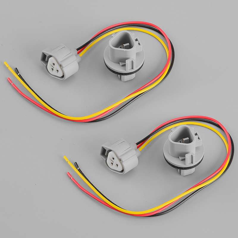 2X Headlight Cable Harness Socket Connector fit for Acura Mazda 3 Toyota RAV4