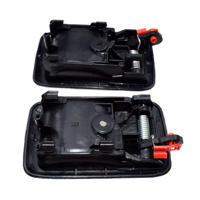 2pcs Front Rear Left Right Door Handle Inside Black for Toyota Tercel 4Runner