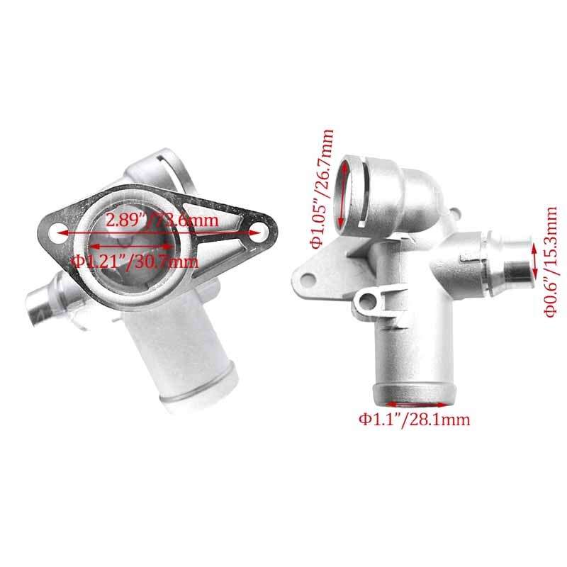 Coolant Water Outlet Flange Fit For Audi A4 A4 Quattro 1.8L 2002 - 2006