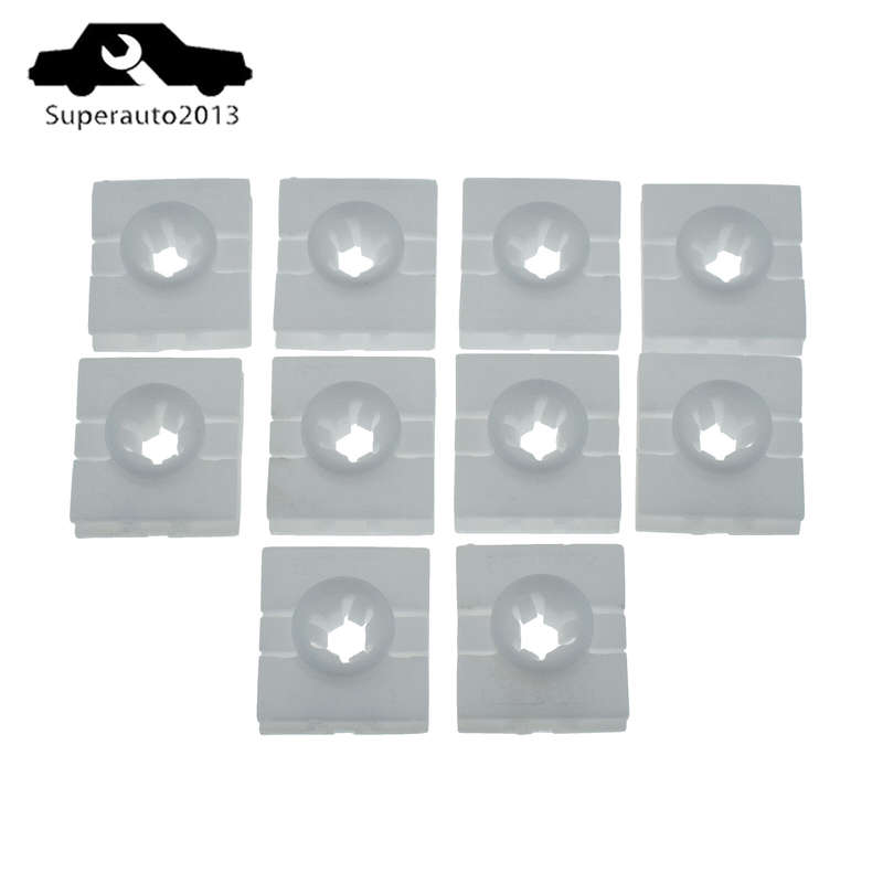 0009912098 10PCS New Rocket Molding Clips Set For Mercedes Smart Fortwo 2008-16