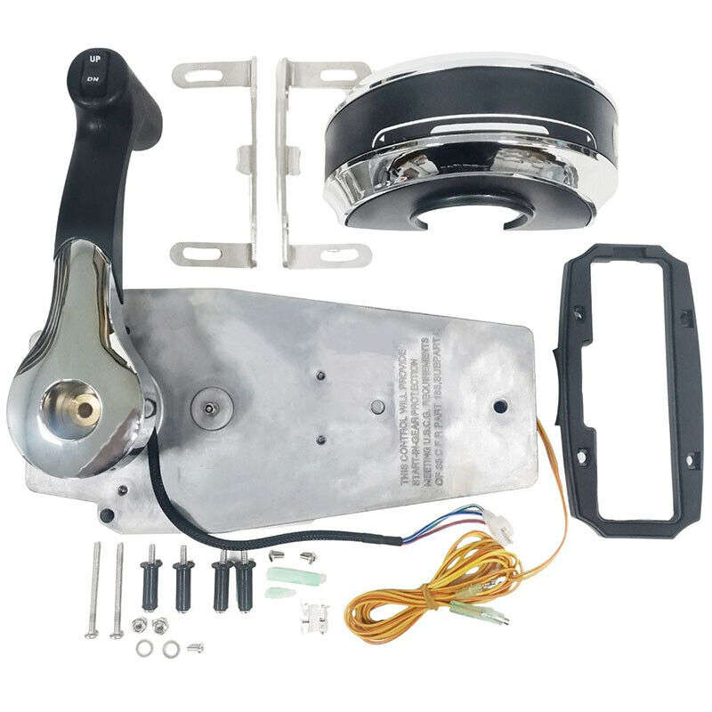 Single Outboard Top Mount Remote Control kit Console Box 8M0059686 For MERCURY