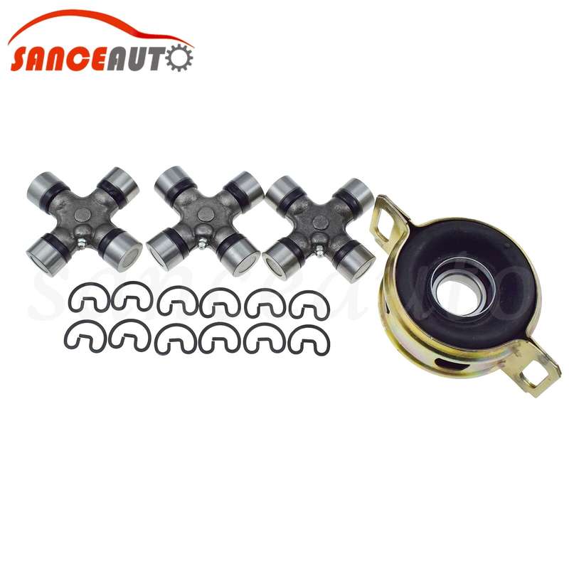 Driveshaft Support Bearing & Spicer U-Joints for Toyota Tacoma 95-04 T100 93-98