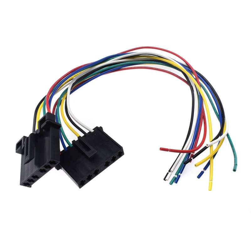 2PCS Rear Stop Tail Lamp Wiring Harness Loom Repair Cable for Ford Transit 00-15