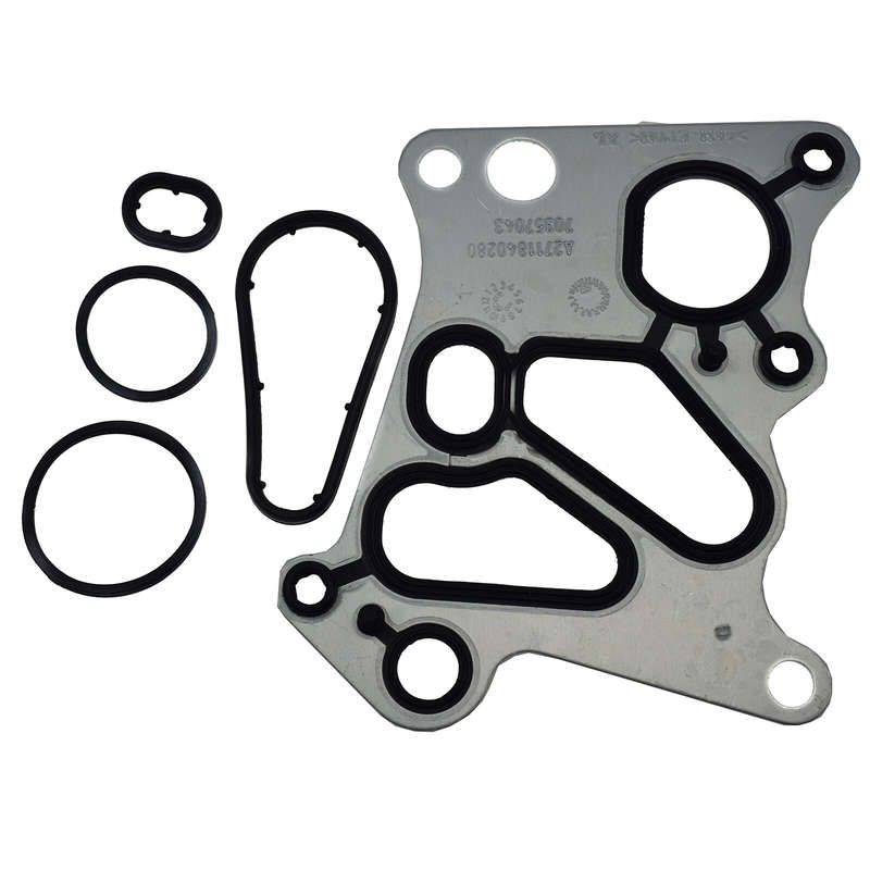 Oil Filter Housing Gasket &O-Rings Set For Mercedes M271 W204 C180 C200 E200 New
