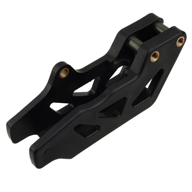 Chain Guide Cover Protector Slider Motorcycle Anti Skid Chain Gear Cover Black.