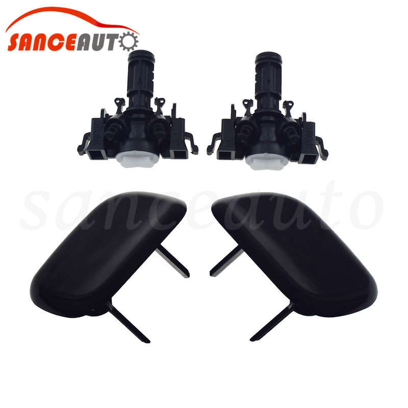 Headlight Washer Nozzle Sprayer Jet Cover Cap For Hyundai Tucson TL 2015-2017