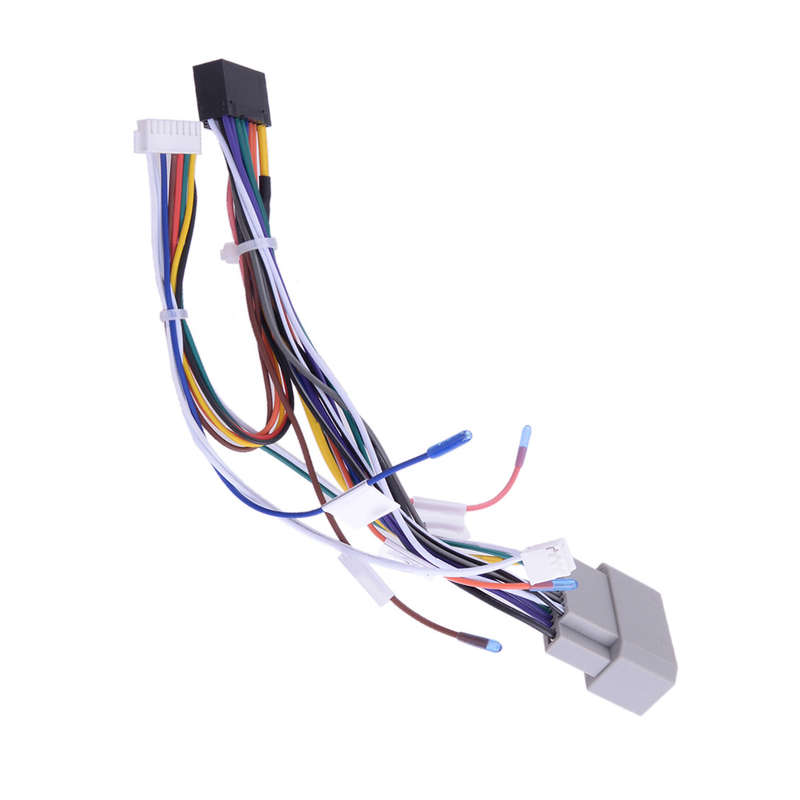 16Pin Stereo Radio Wire Harness Connector Fit For Jeep Wrangler JK Compass MK49