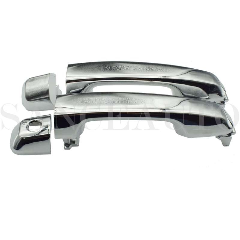 2pcs Front Pair Chrome Exterior Door Handle For 10-16 Toyota 4Runner Lexus GX460