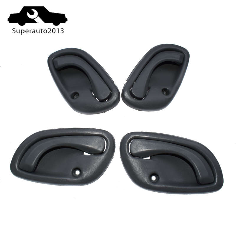 4PCS Gray Interior Door Handle Front Rear Left Right For Suzuki Grand Vitara New