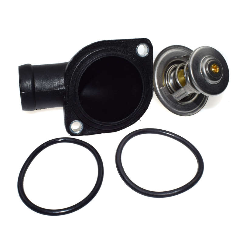 Coolant Water Hose Connector Pipe W/ Thermostat for VW Jetta Passat 055121121F
