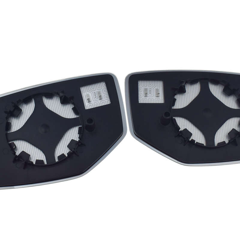 LH RH Mirror Glass w/ Backing Plate Pair Heated for Honda Accord 2.4L 3.5L 13-17