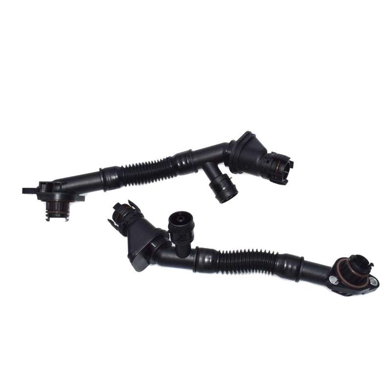 Set of 2 Crankcase Vent Hoses 11157646087 For BMW X5 X6 550i 650i 750i 750Li New