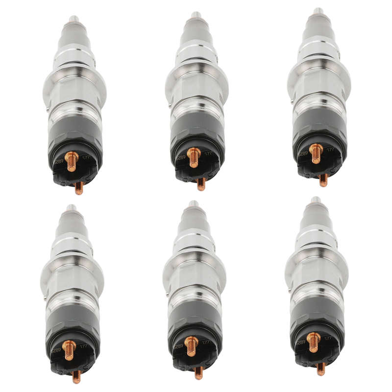 6PC 5254261PX Fuel Injector for Cummins 6.7L ISB QSB 0445120177 5254261 NEW