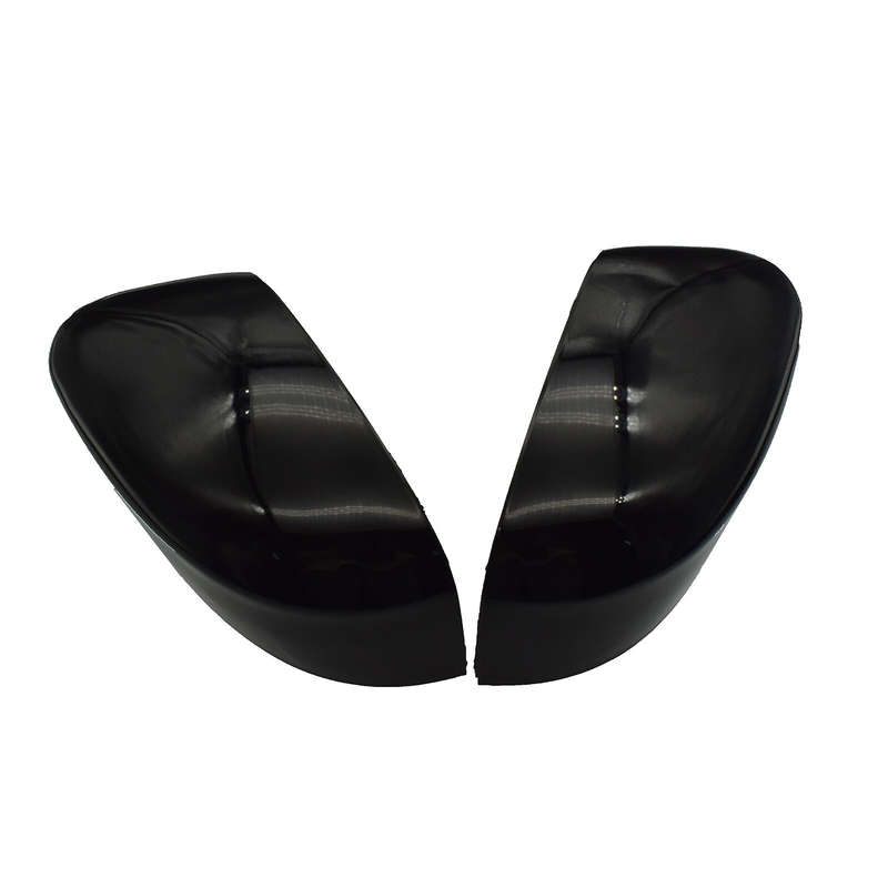 Left Right Side Black Rear View Mirror Cover Cap For Ford Focus MK2 MK3