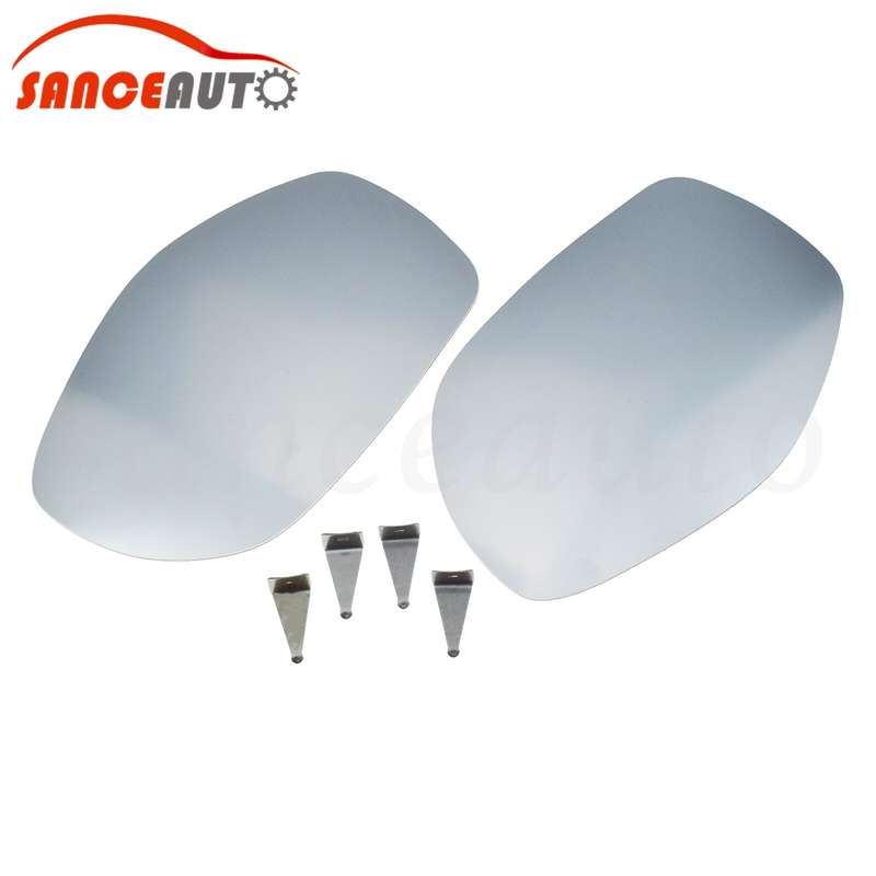 Left Right Mirror Glass W/ Plate Heated 2pcs for PORSCHE Cayenne 957 2008-2010
