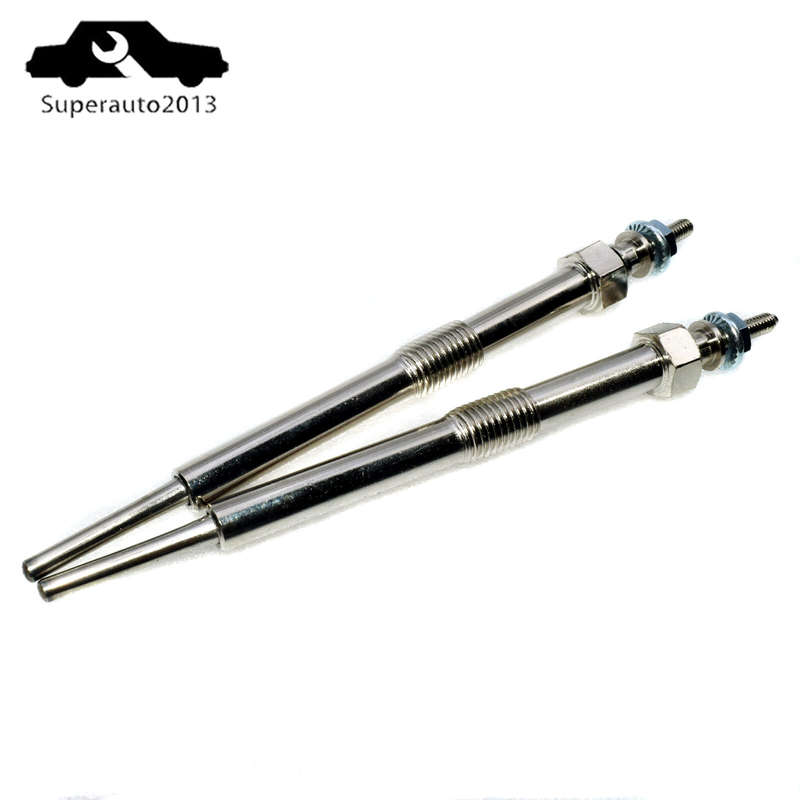 97364968 For Chevy GMC Powerstroke New Premium Dual Coil Diesel Glow Plug 2PCS