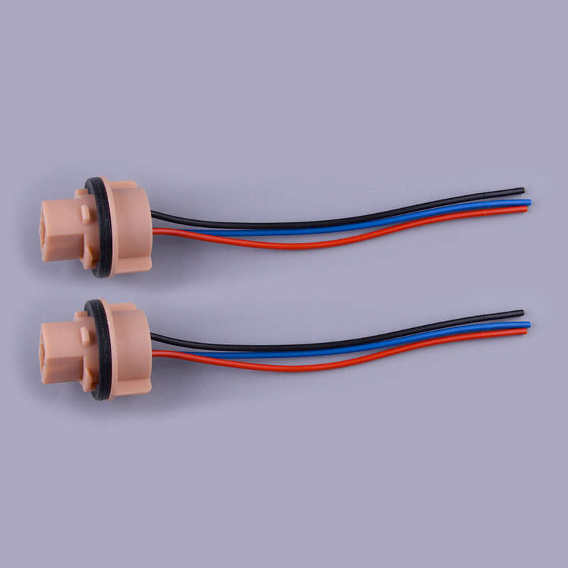 2 x Front Turn Signal Light Lamp Socket Bulb Pigtail Harness Fit for Nissan