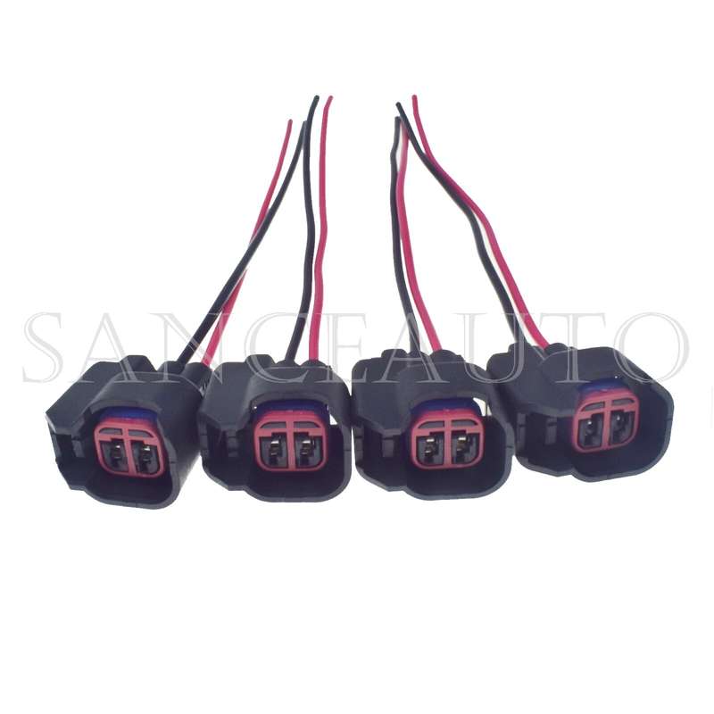 4PCS Fuel Injector Harness Connector Pigtail S824 S-824 1P1344 WPT-1051 PT2160