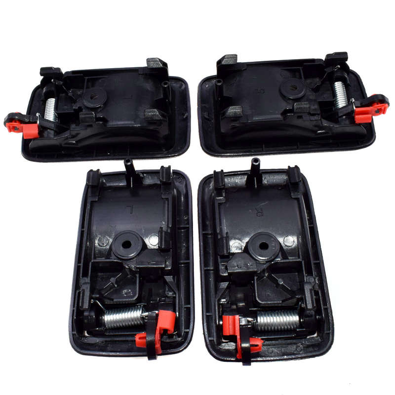 2 Chrome Outside & 4 Black Inside Left Right Door handles For Toyota Tacoma New