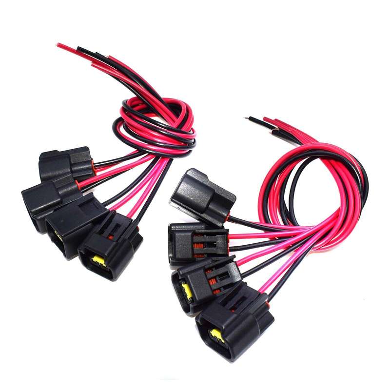 8pcs for Ford Ignition Coil Connector Modular 4.6 5.4 6.8 Mustang Pigtail Wires