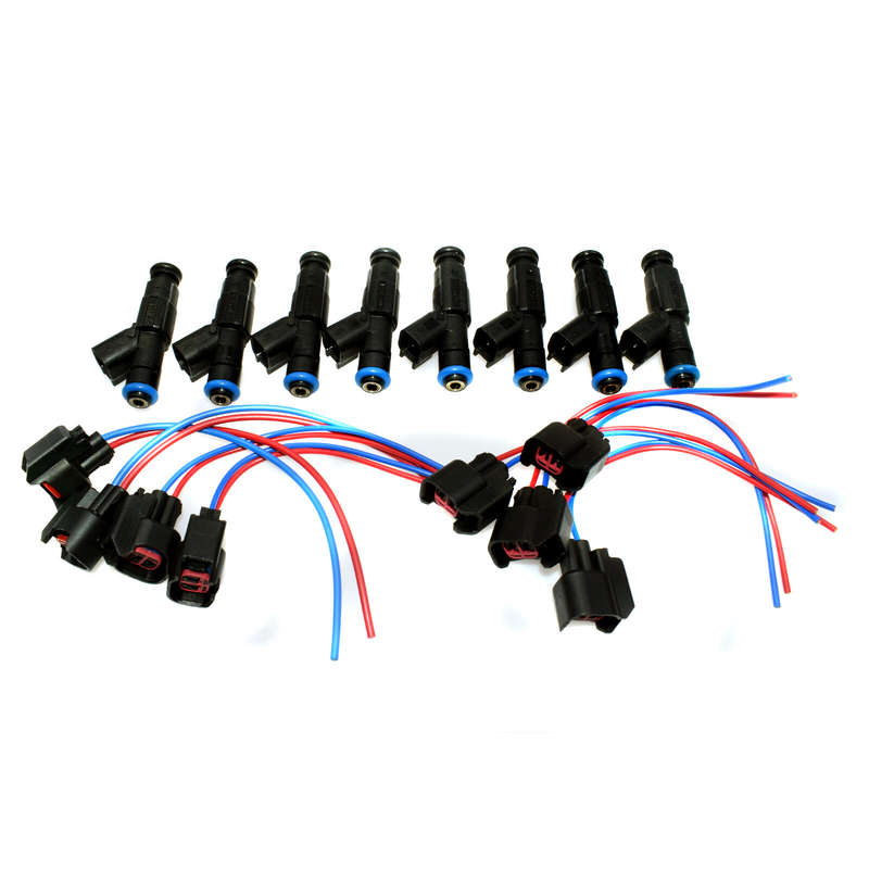 8 Sets Fuel Injectors w/ Plugs For Mercruiser V8 350 MAG 5.0 4.3 6.2 0280156081