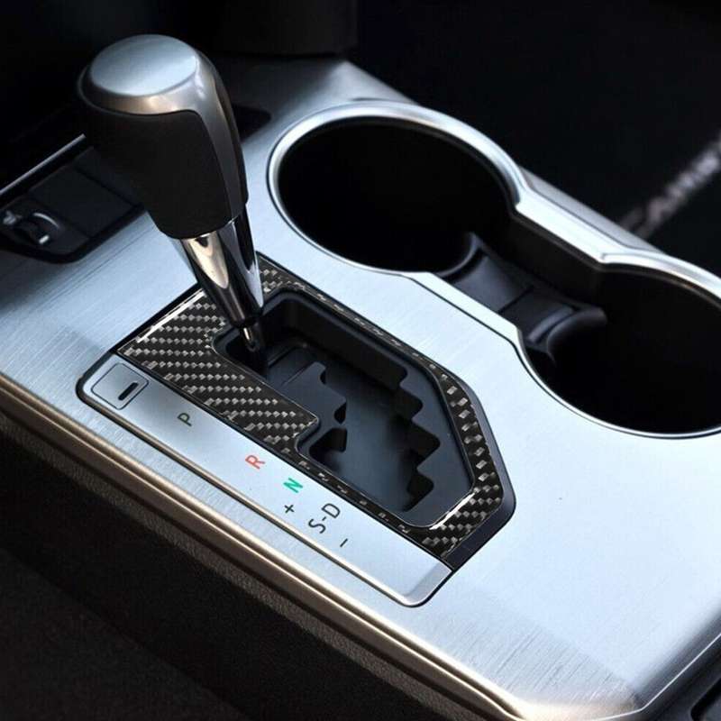 Carbon Fiber Gear Shift Panel Decor Cover Trim Fit for Toyota Camry 12-14 Hot