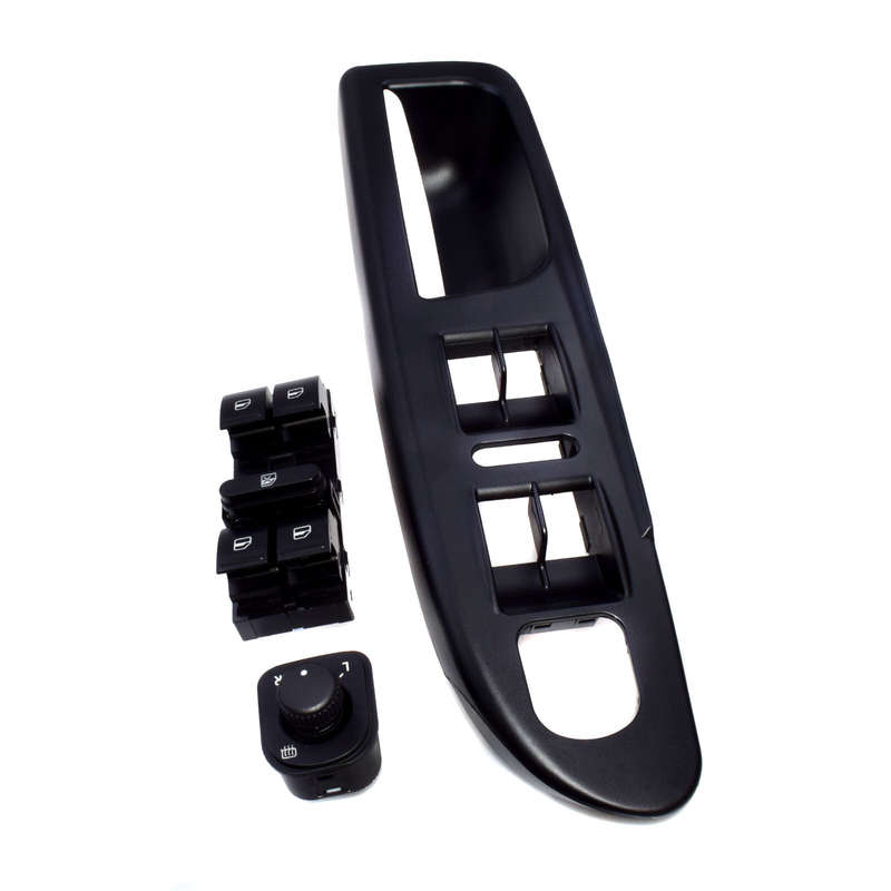 For VW PASSAT B6 2005-10 Master Window Control Switch Trim + Buttons 1K4959857B