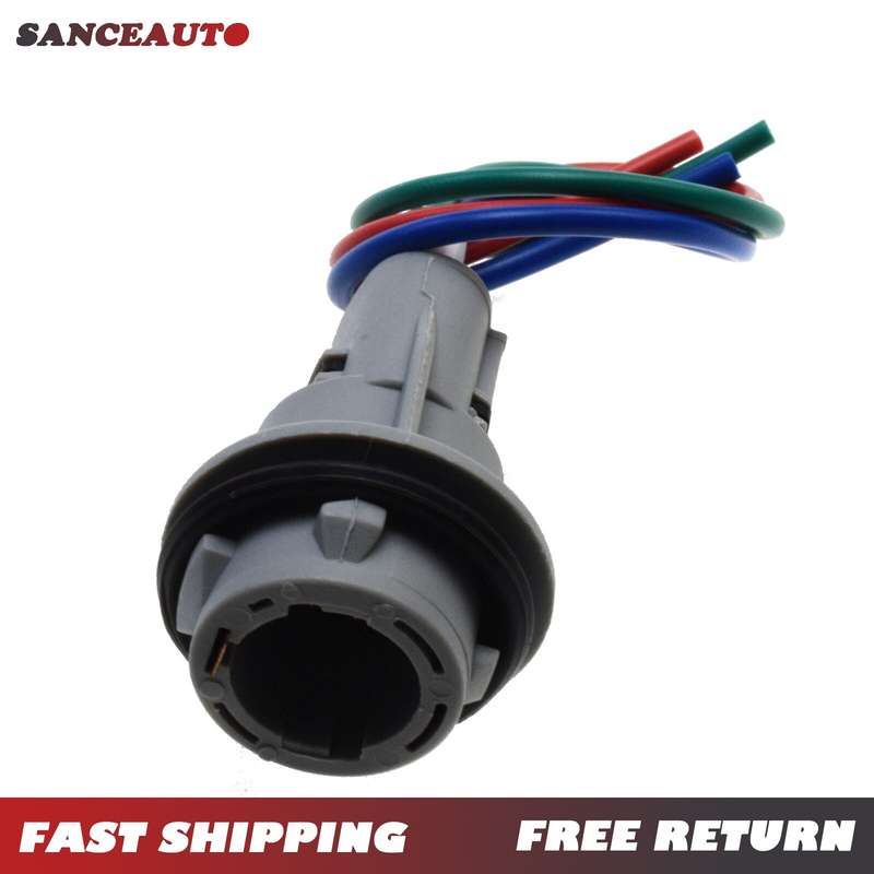 Front Turn Signal Light Socket Connector Harness W/ 3-Wire Kit For Honda Civic