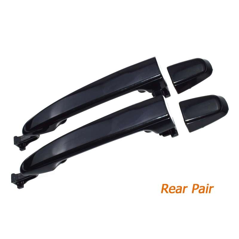 2PCS Outside Exterior Door Handles For 04-10 Toyota Sienna Rear LH & RH Sliding