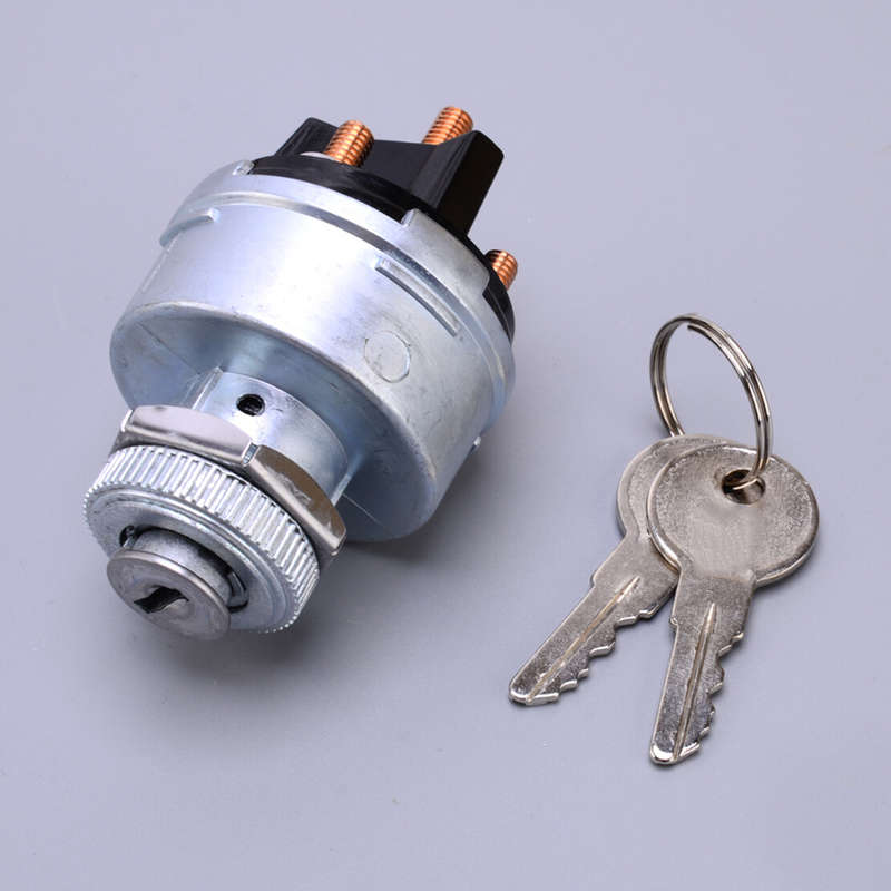 Universal Ignition Key Starter Switch With 2 Keys For Car Truck Tractor Trailer~