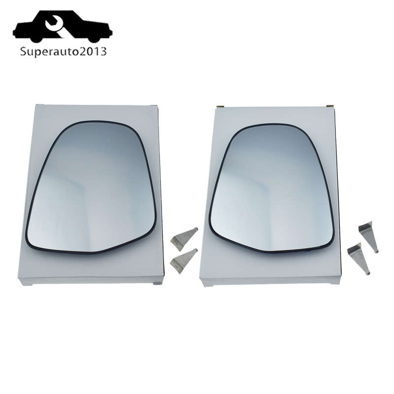 2X Left & Right Side Rearview Side Mirror Glass Heated For Suzuki Vitara S-cross