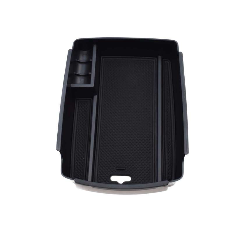 Black Armrest Storage Box Center Console holder Tray For Kia Sportage 16-18 New