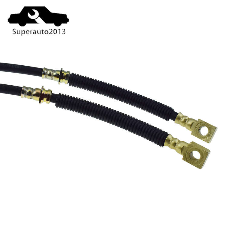 2PCS Brake Hydraulic Hose Front Left & Right For 2008-2011 Ford Focus 2.0L 2.5L