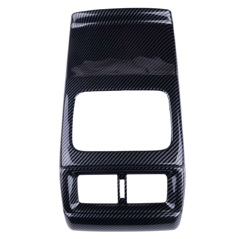 Carbon Fiber Style Rear Air Vent Outlet Cover Trim Fit for Honda CR-V 2023-2024