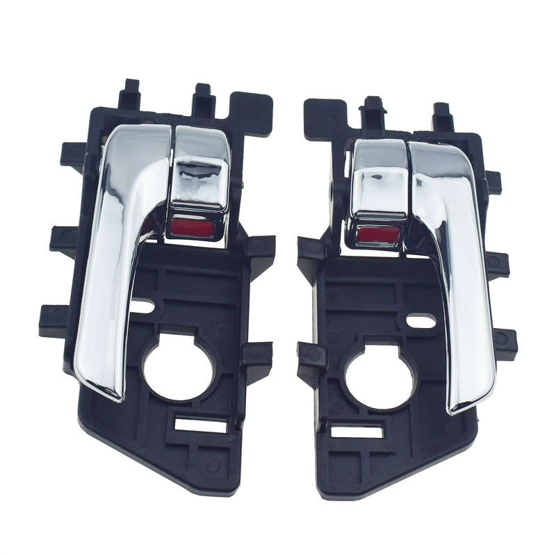 1 Pair Left & Right Side Inner Door Handle Silver For Kia Forte Sedan Cerato New