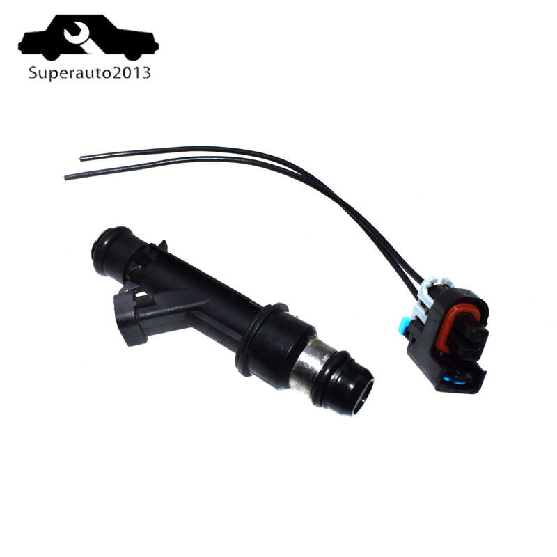 25323971 Fuel Injector & Wire Pigtail For Chevrolet Malibu Pontiac Buick Century