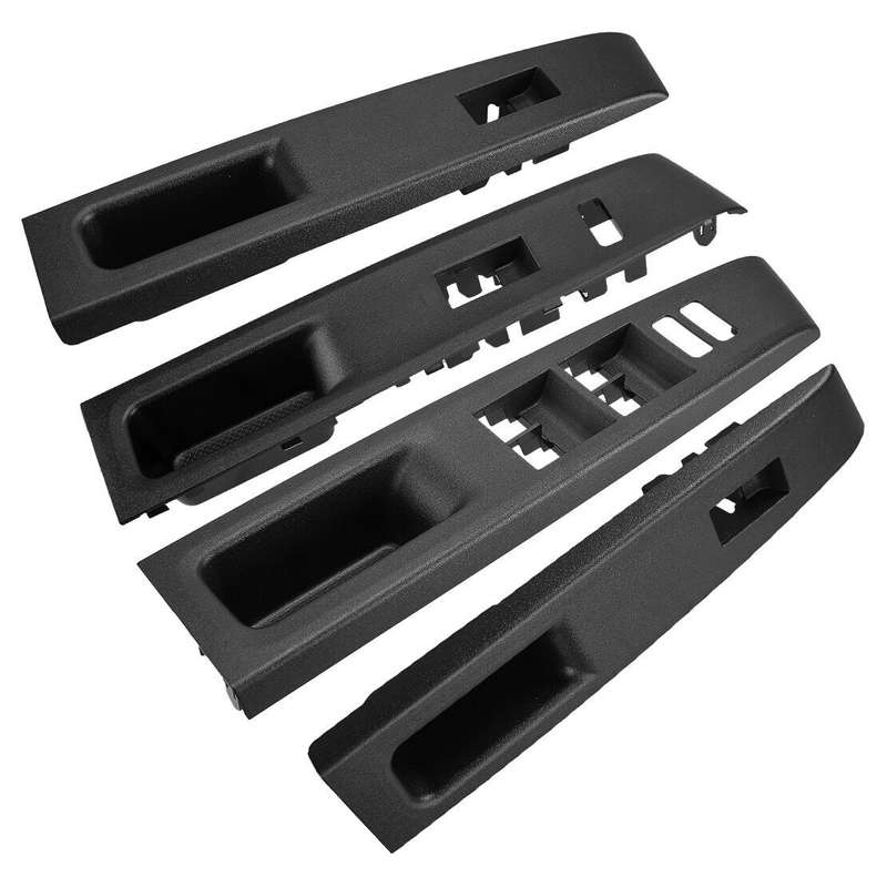 1set Door Window Control Switch Bezel Panel Cover Trim Fit for Toyota Yaris