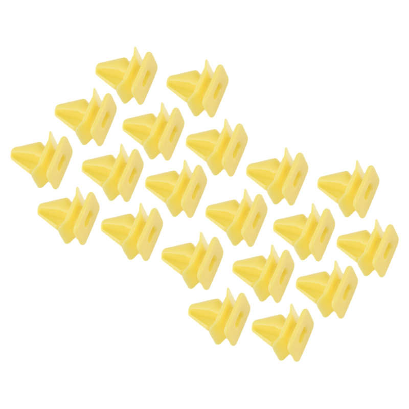 50x Yellow Fender Flare Rocker Panel Moulding Trim Clip Fit For Volvo