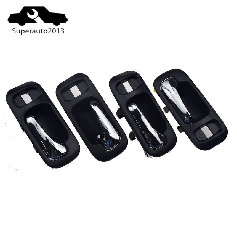 New 4X Front Rear Left Right Interior Door Handle For 1997-01 Honda CRV Odyssey