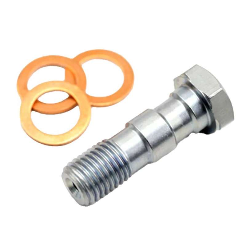 M10x1mm Motorcycle Double Banjo Bolt Screw Fitting & Washer Set