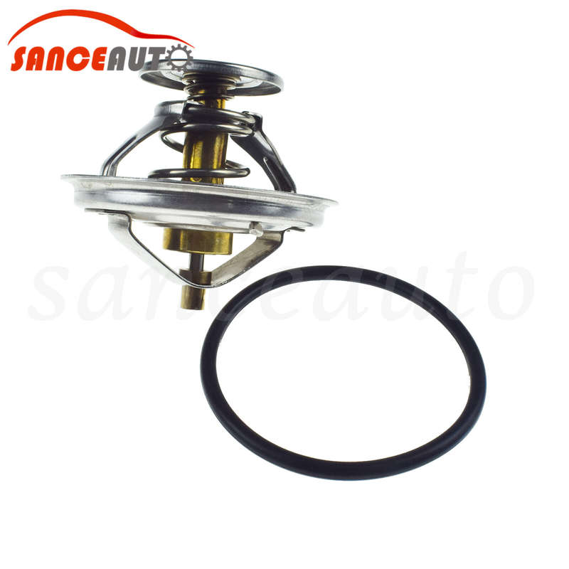 Engine Coolant Thermostat W/ o-ring for BMW E34 E36 E38 E39 318i 525i 520i 728i