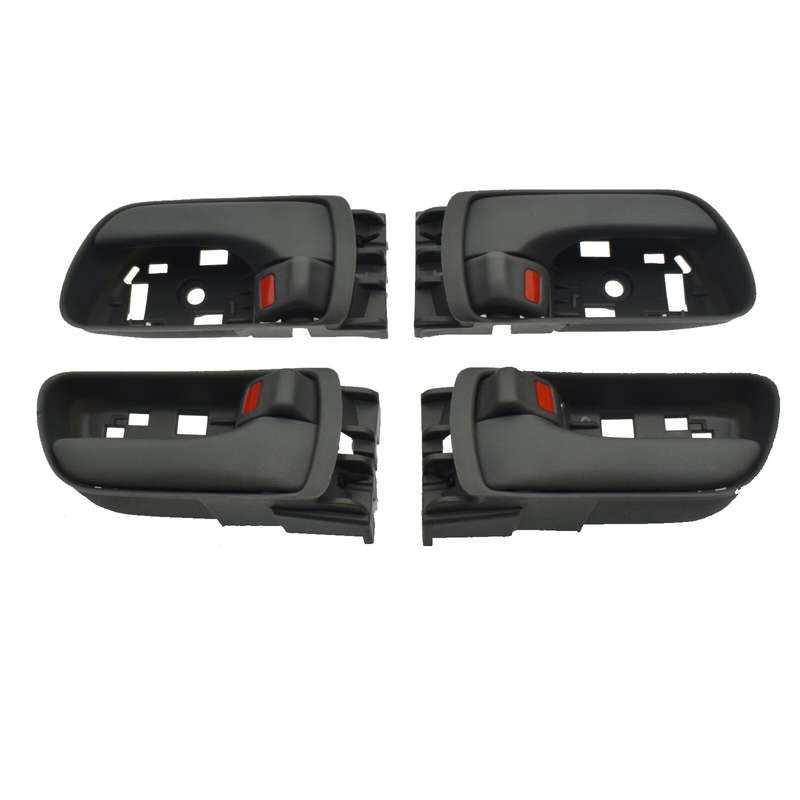4PCS Inside Interior Door Handle Grey For 2004-10 Toyota Sienna Front Left Right