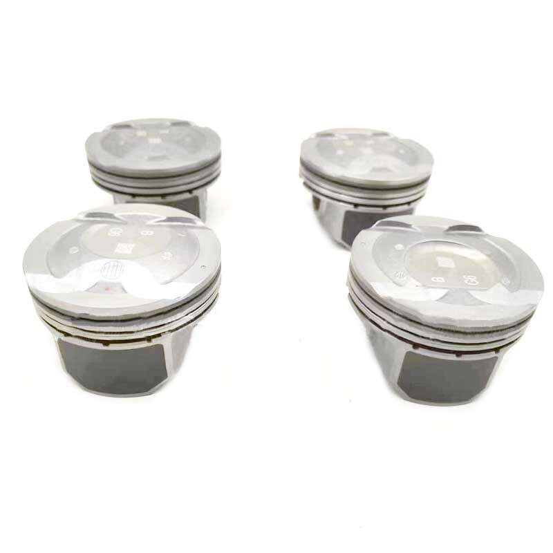 4Pcs Piston & Rings Kit 23041-2B600 FIt For Hyundai Kia Accent Rio 1.6L DOHC